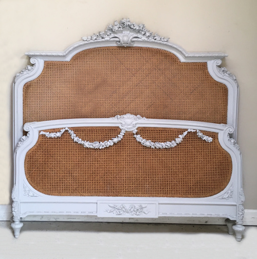 FRENCH ANTIQUE LOUIS XVI KINGSIZE BED